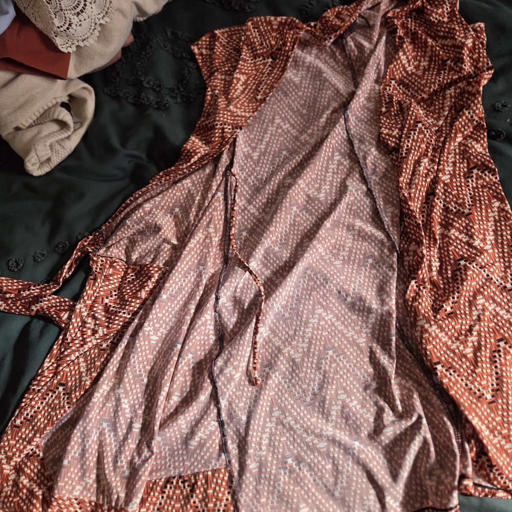 Sofia By Sofia Vergara Asymmetrical Red Dress Xl - image 2